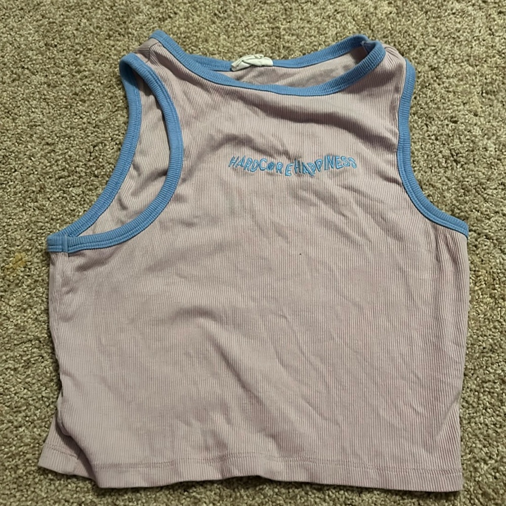 Graphic crop top